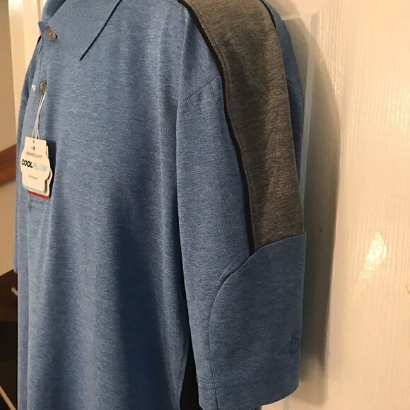 NWT Grand Slam Big & Tall XL/ GT Blue Polo - Picture 7 of 13